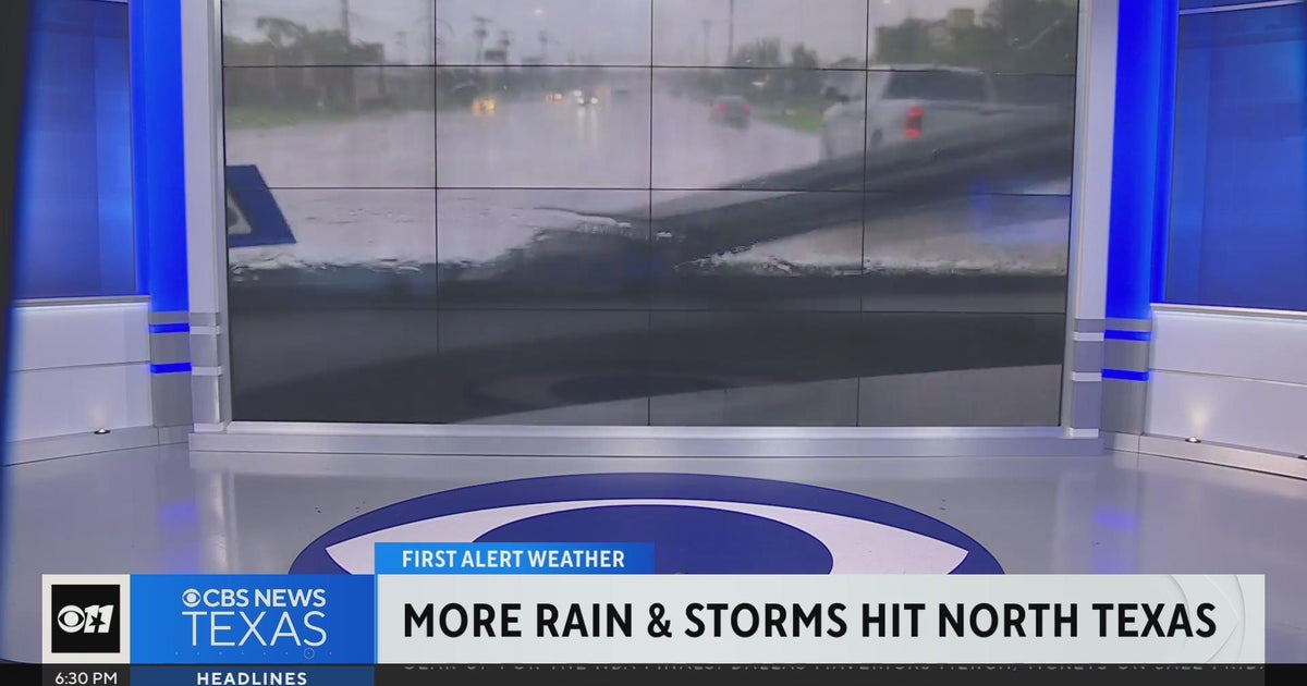 More rain & storms hit North Texas - CBS Texas