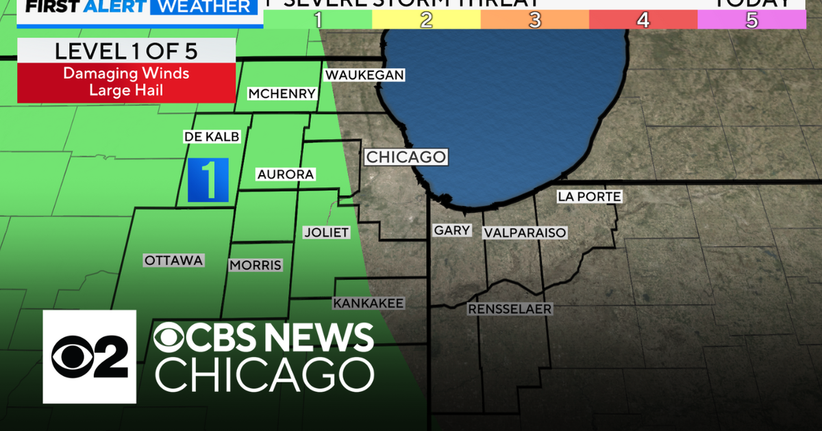 Scattered showers, storms Tuesday afternoon in Chicago - CBS Chicago
