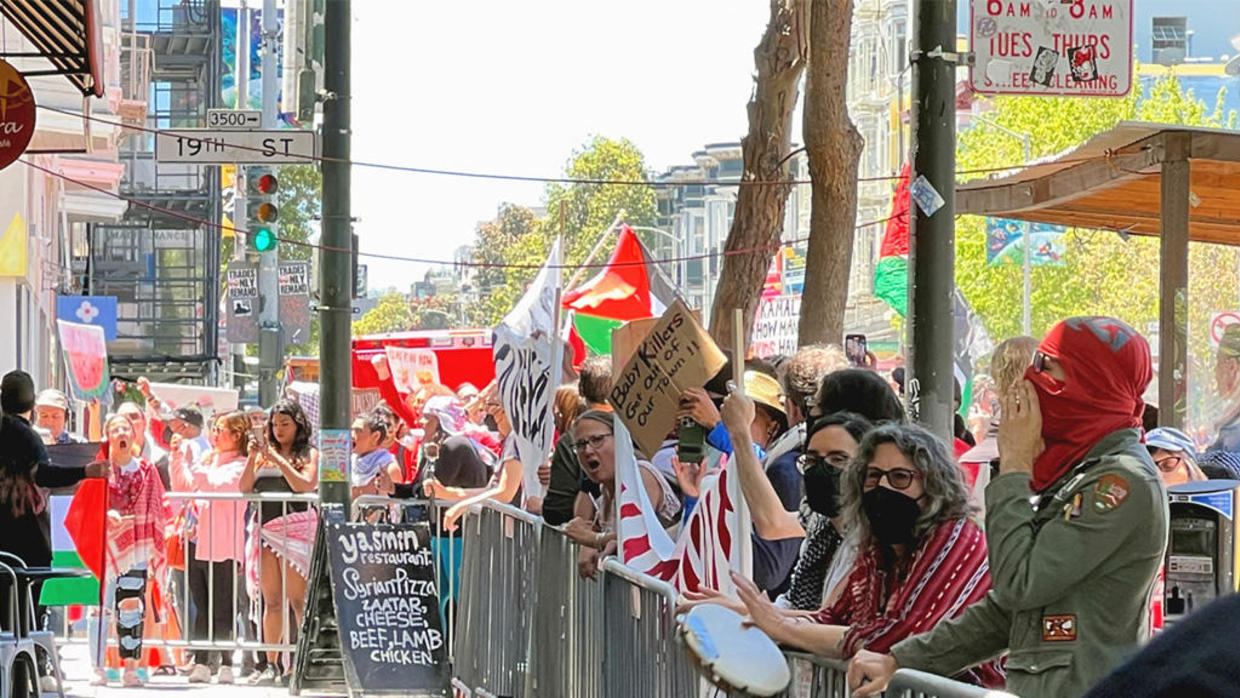 Pro-Palestinian protesters target Vice President Kamala Harris' SF ...