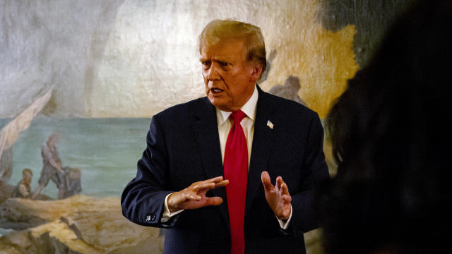 Donald Trump Holds Media Op At His Mar-A-Lago Estate 