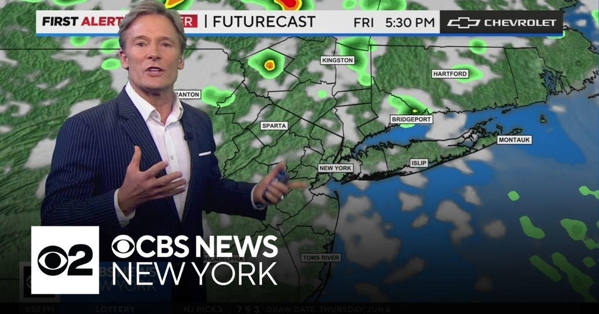 First Alert Weather: Friday evening NYC update - 6/7/24 - CBS New York
