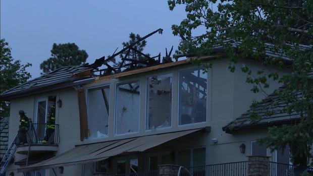 Lightning strikes hit homes in Colorado, one house sustains heavy ...