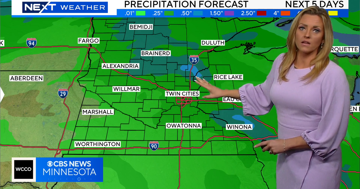 More sunshine and warmth in Minnesota on Monday, with less wind - CBS ...