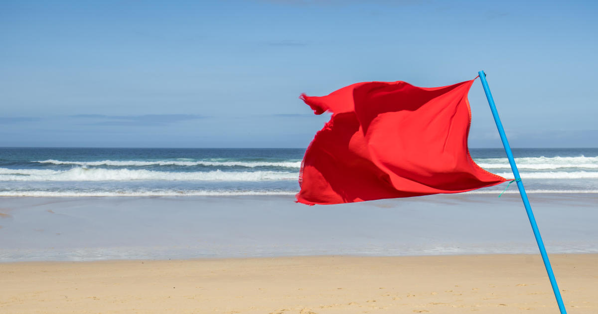Какво означава всеки цвят на флага на плажа? Ръководство за системата за предупреждение при лошо време и атаки на акули