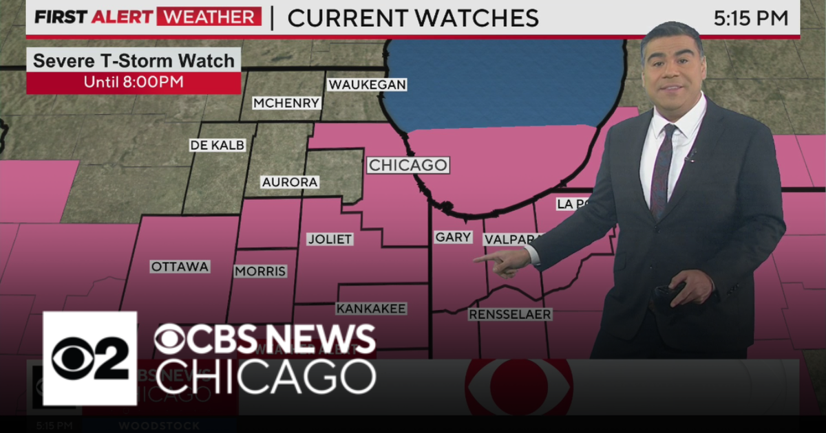 Severe thunderstorm watch continues through much of evening in Chicago ...