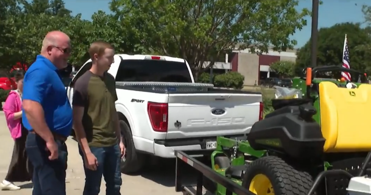 A North Texas teenager selects an unconventional Make-A-Wish: Starting a Lawn Care Business