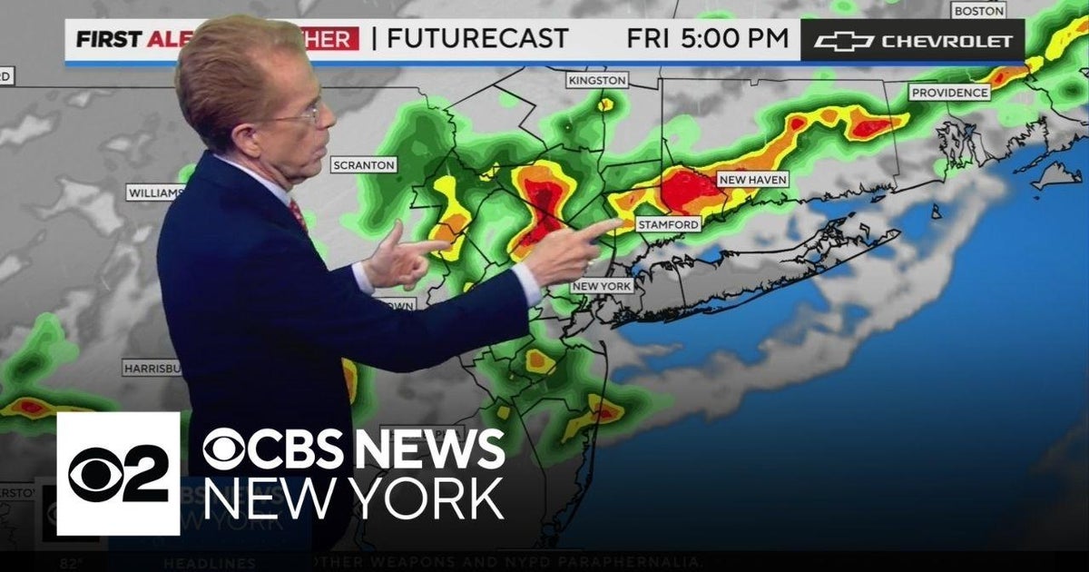 First Alert Weather: Strong storms rolling into NYC on Friday - CBS New ...
