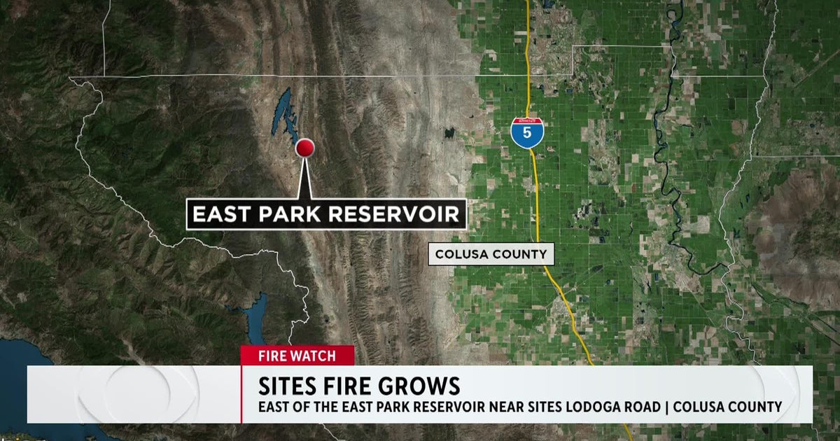 Colusa County vegetation fire burns 50 acres - CBS Sacramento