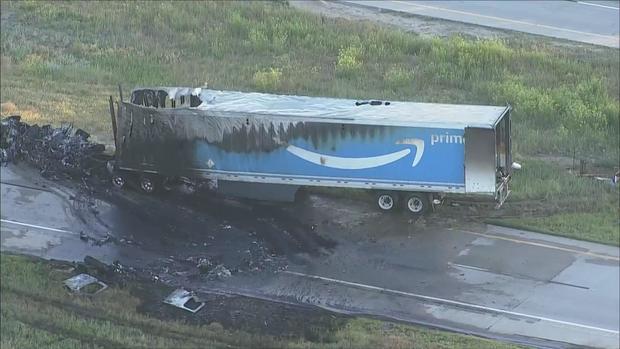 amazon prime semi SUV crash I-70 byers 