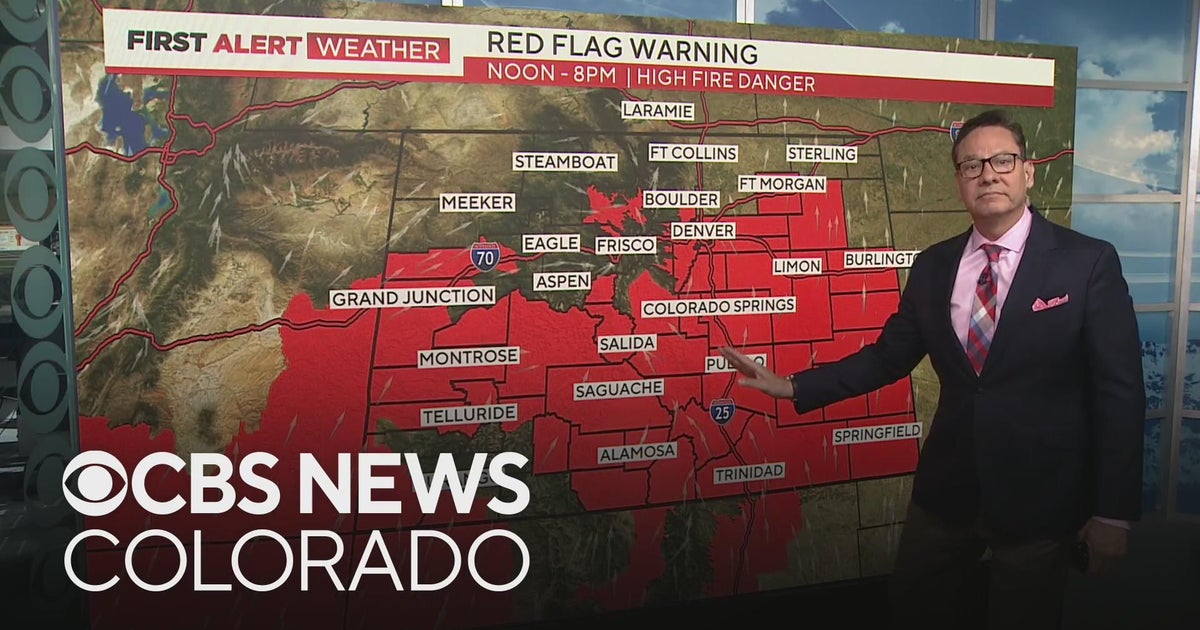 Fire Danger to Colorado cold front for Tuesday - CBS Colorado