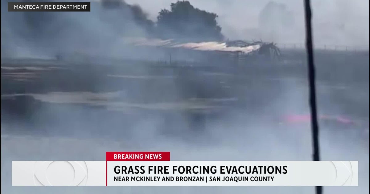 Manteca grass fire forces evacuations