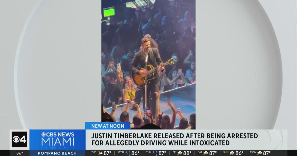 Singer Justin Timberlake arrested for driving while intoxicated in Long Island