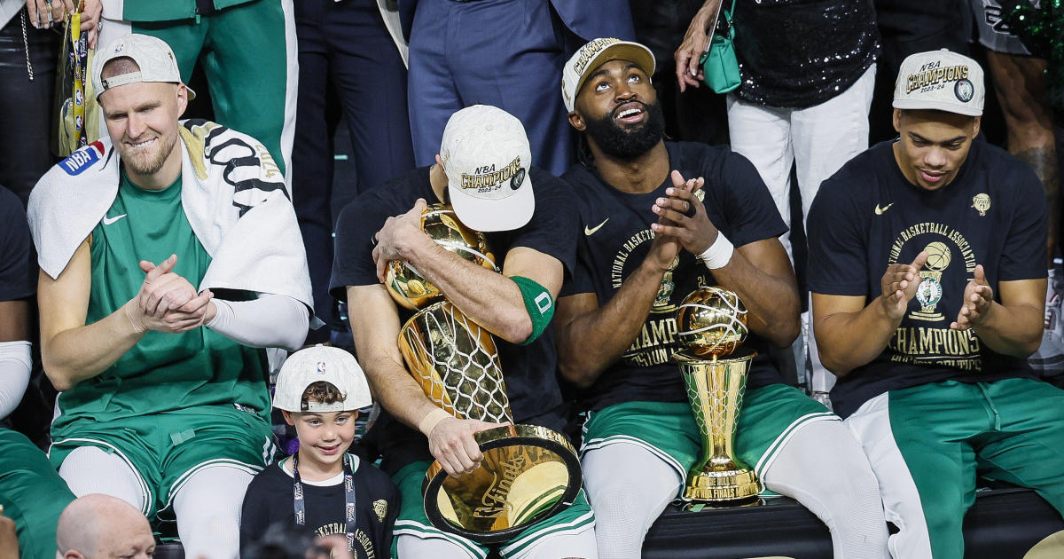 Boston Celtics 2024 NBA championship celebration in photos