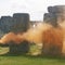 Activists spray Stonehenge in orange paint, demand end of fossil fuel use