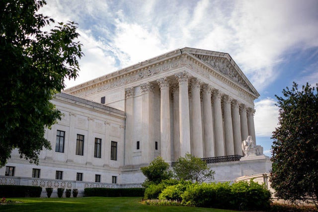 Una vista exterior de la Corte Suprema el 20 de junio de 2024, en Washington, D.C.