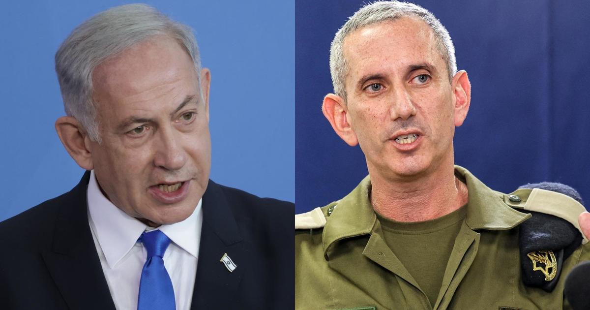 Israeli prime minister, military spokesman at odds over Hamas comments