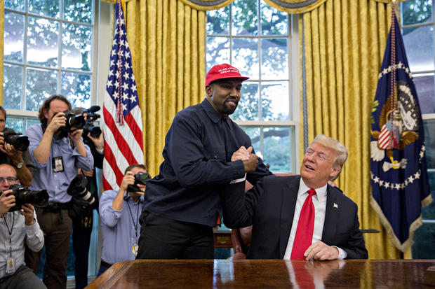 Kanye West Meets President Trump In The Oval Office Of The White House 