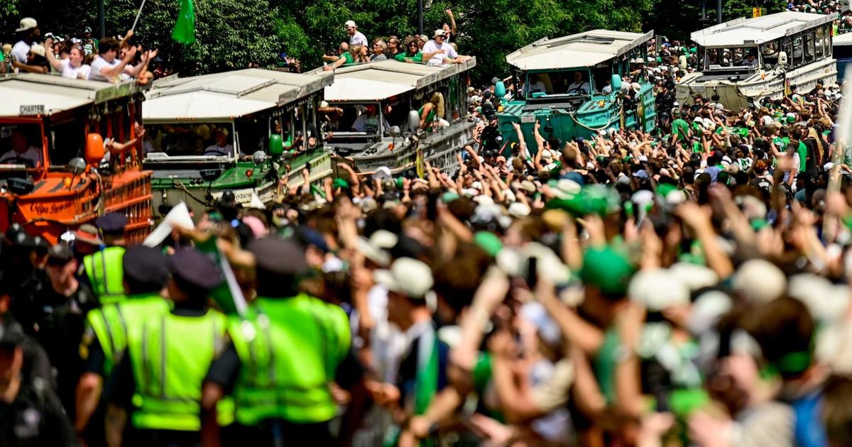 Boston Celtics Celebrate 18th Championship Title with Star-Studded Duck Boat Parade: A Million Fans Turn Out