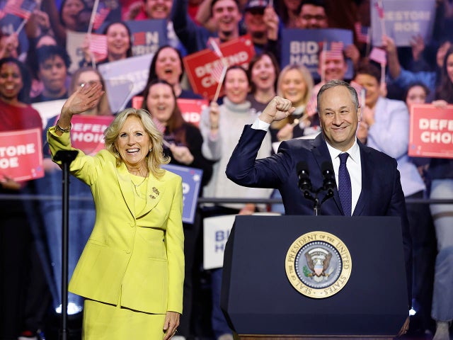Joe Biden And Kamala Harris Hold Campaign Rally In Support Of Abortion Rights 