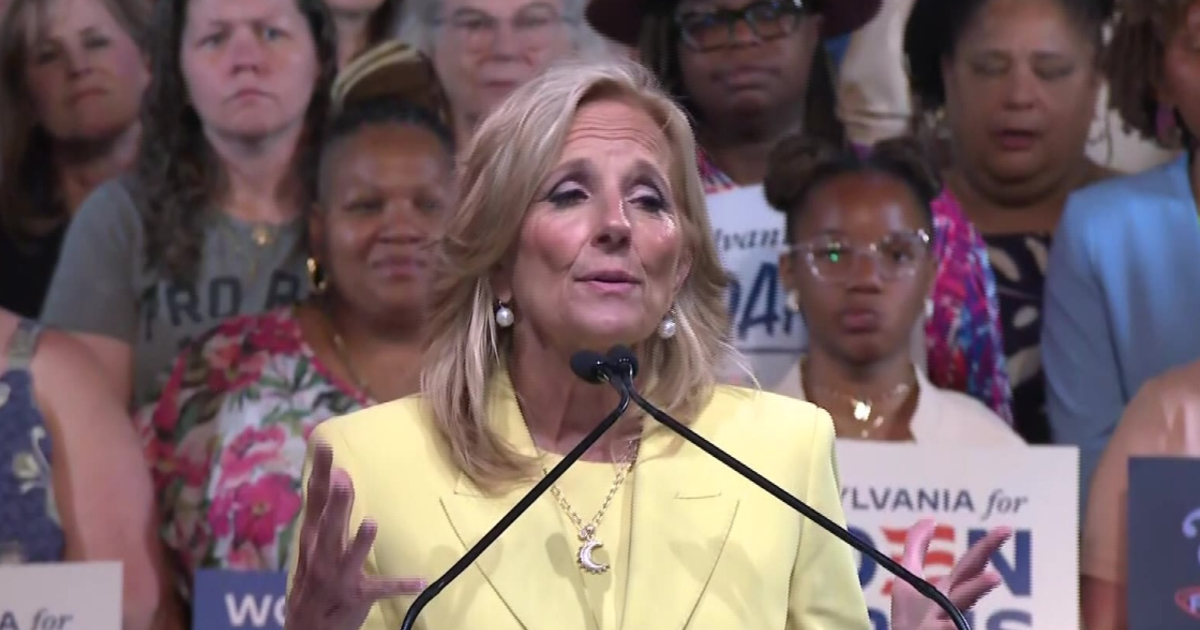 Dr. Jill Biden makes campaign stop in Pittsburgh to speak about reproductive rights
