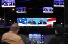 Americans Watch Final Presidential Debate Between Donald Trump And Joe Biden 