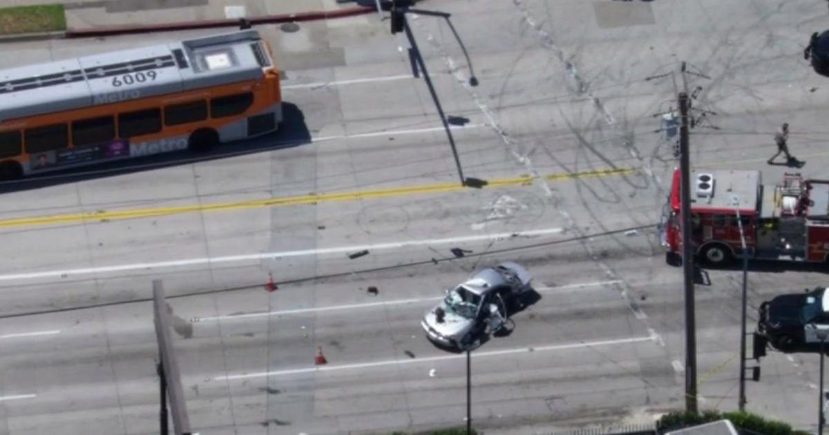 Several injuries reported after Metrobus collided with car in Bell Gardens