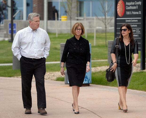 Sara Donegan, the mother of Carter Higdon, and her husband, Jim Donegan, join prosecutors and District Attorney George Brauchler as they discuss the 18-year sentence for Almeda Sullivan who gave Carter Higdon the drugs that killed him.