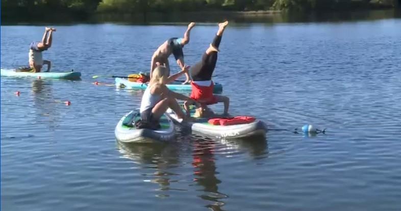 Go on a stand-up paddle board yoga adventure with Molly! - Good Day Sacramento