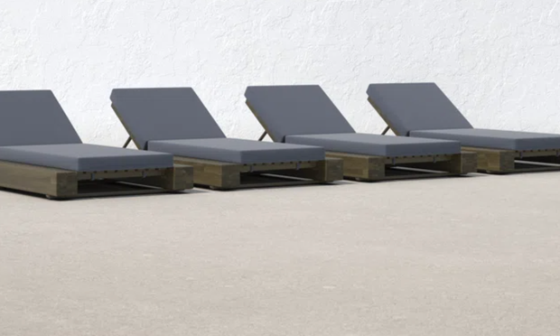 All Modern Lyor Outdoor Acacia Chaise Lounge Set