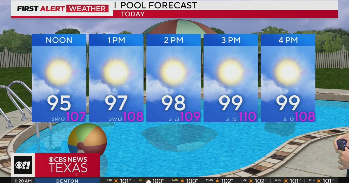 Excessive heat warning remains in effect for Dallas-Fort Worth - CBS Texas