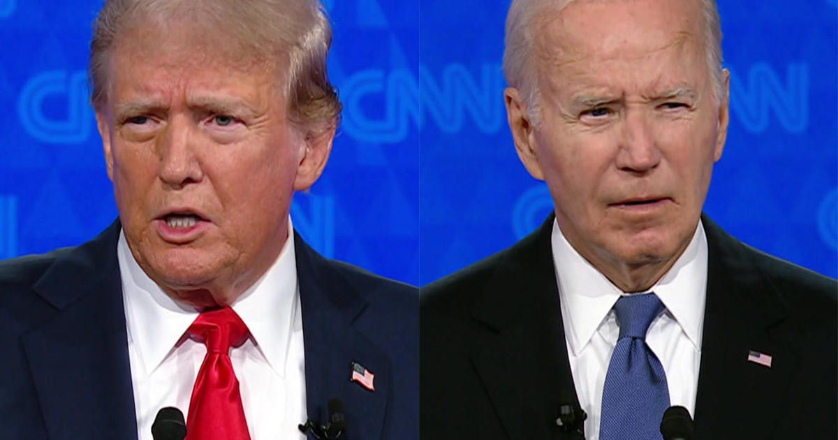 Trump gets edge over Biden nationally and across battlegrounds after debate as Democrats' turnout in question — CBS News poll