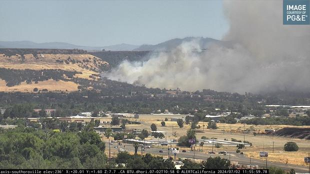 Wildfire in Butte County prompts evacuation orders near Oroville - CBS ...