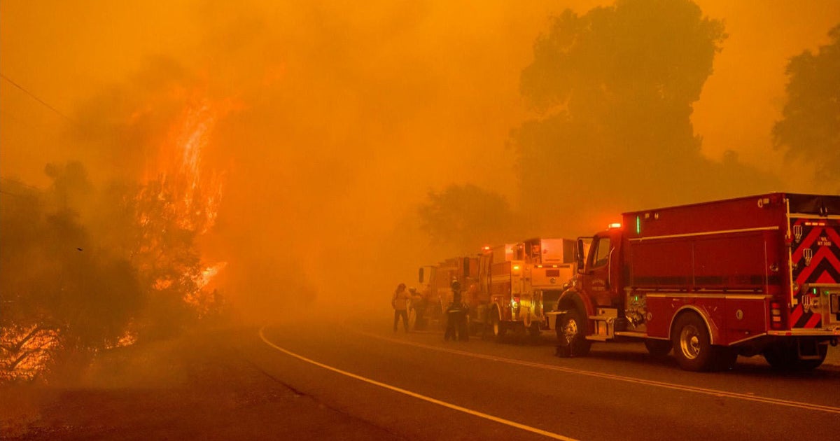 Four major wildfires burn in California amid severe heat wave - CBS News