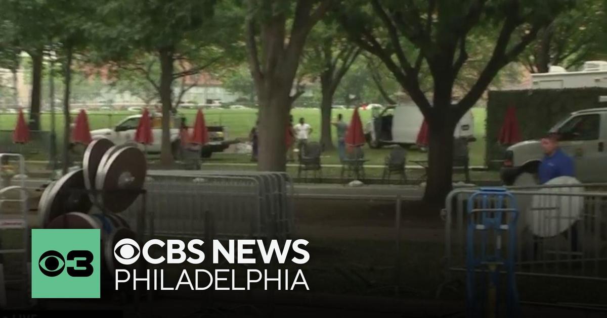 Decorations and barriers removed on Ben Franklin Parkway after Wawa Welcome America