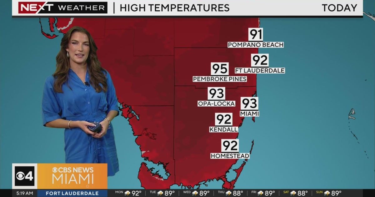 South Florida Weather for Monday 7/8/2024 5AM - CBS Miami