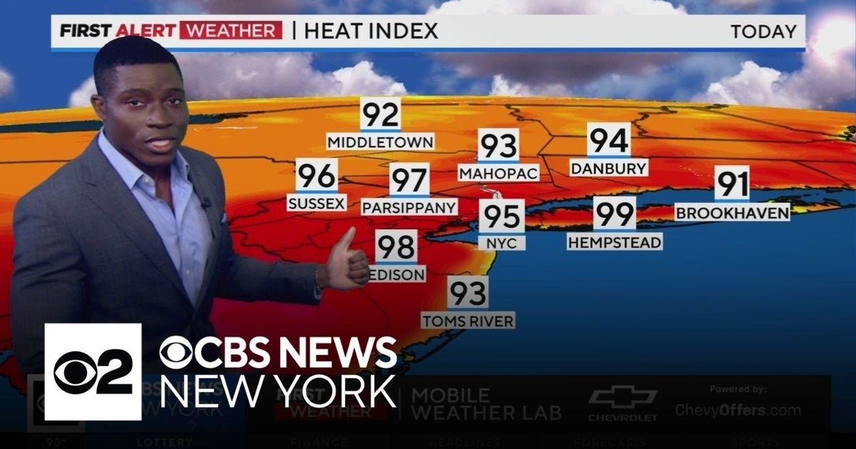 First Alert Weather: Humidity sticking around all week in NYC - CBS New ...