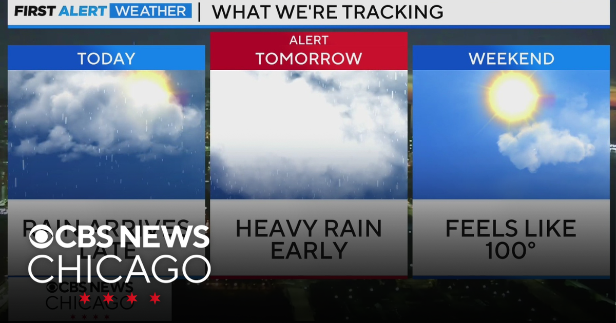 Showers late Tuesday in Chicago - CBS Chicago
