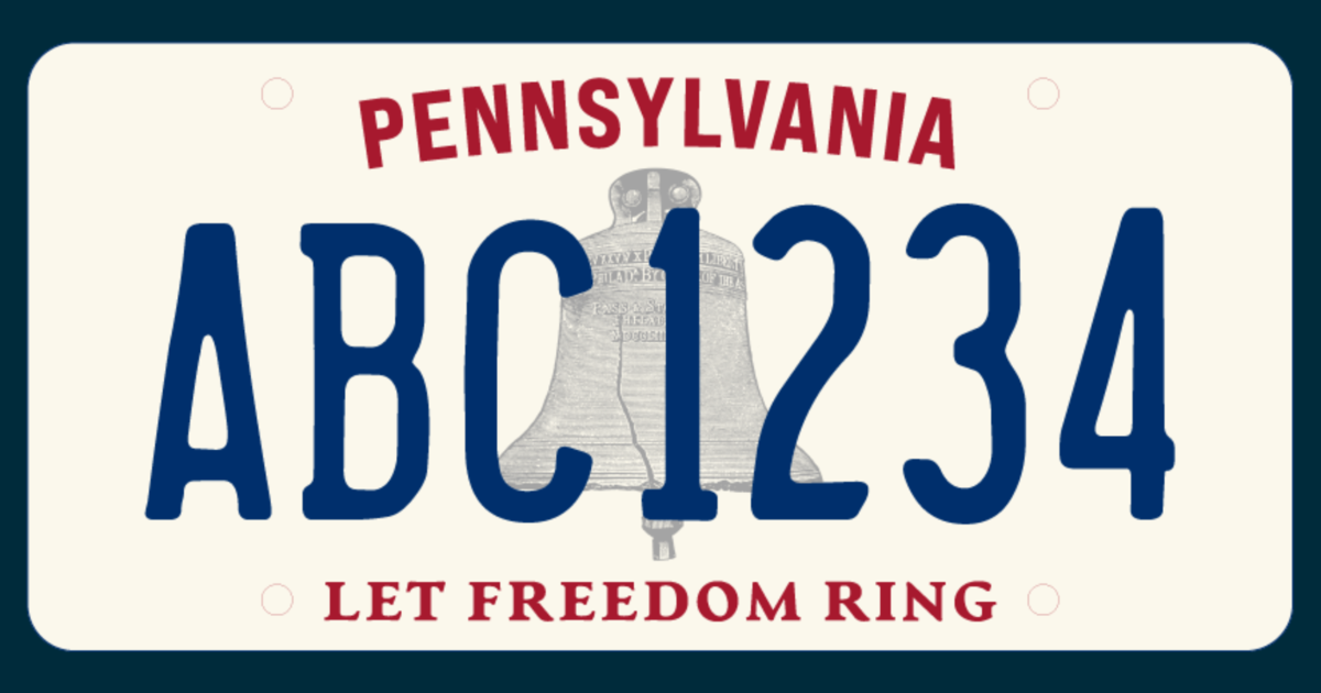 Pennsylvania license plate featuring the Liberty Bell coming in 2025