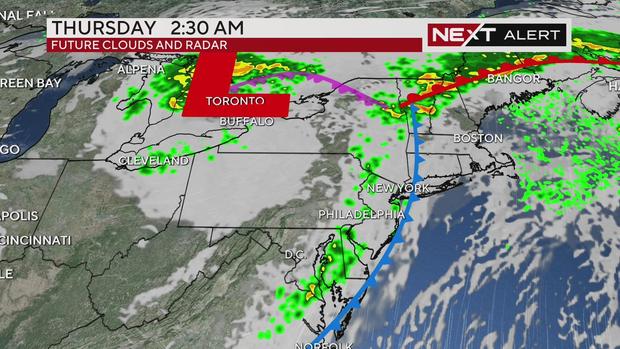 Future radar for Thursday, July 11 