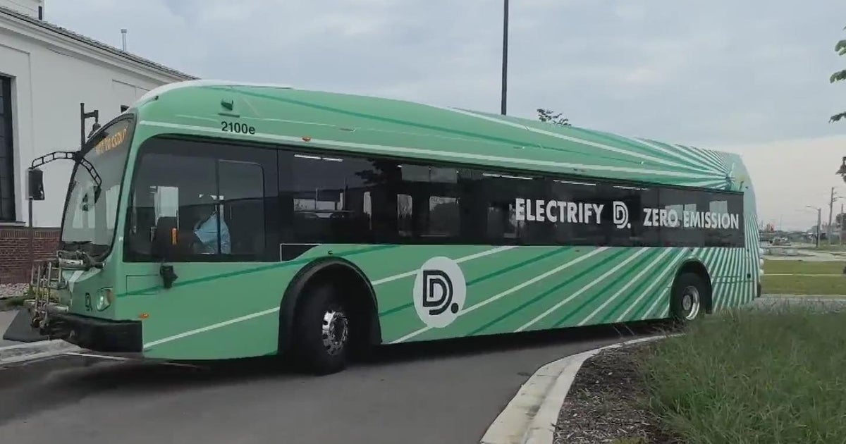 Detroit awarded $30.8 million grant to roll out new zero-emission buses - CBS Detroit