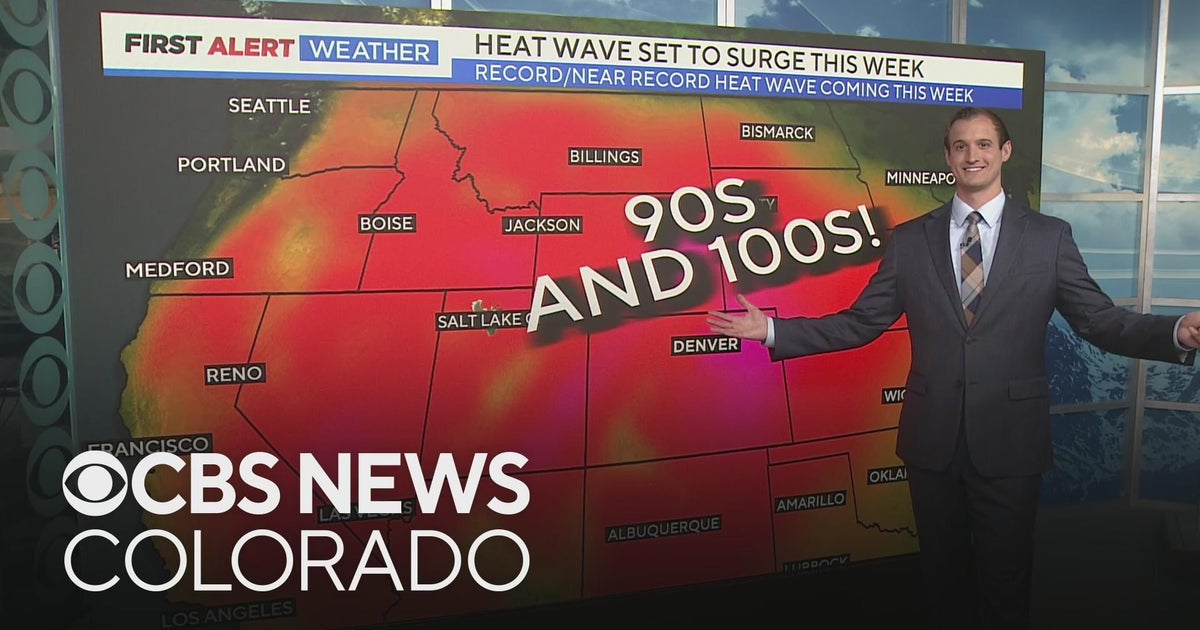 Sweltering heat to end the week across Colorado, Denver - CBS Colorado