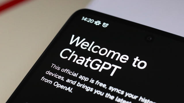 Home page of ChatGPT 