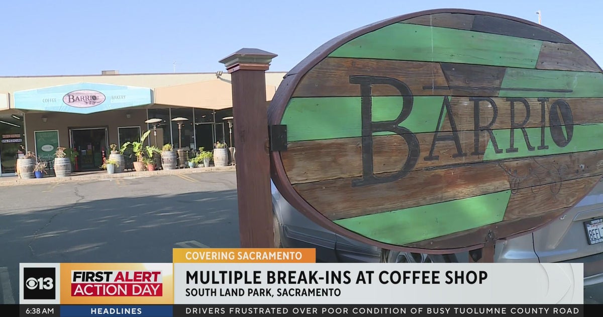 Sacramento coffee shop reeling after multiple break-ins
