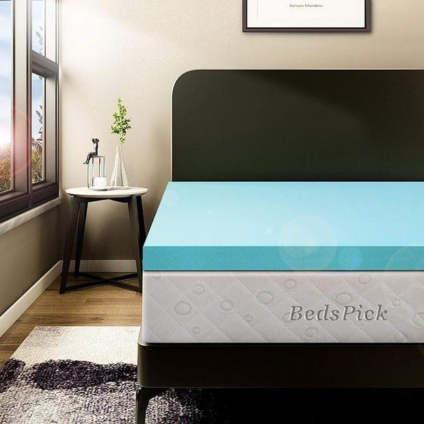 BedsPick Memory Foam Mattress Topper Twin XL