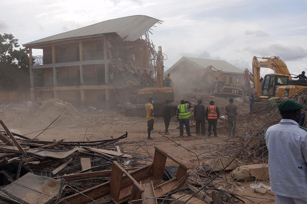 Nigeria school collapse kills at least 22 students as they take exams
