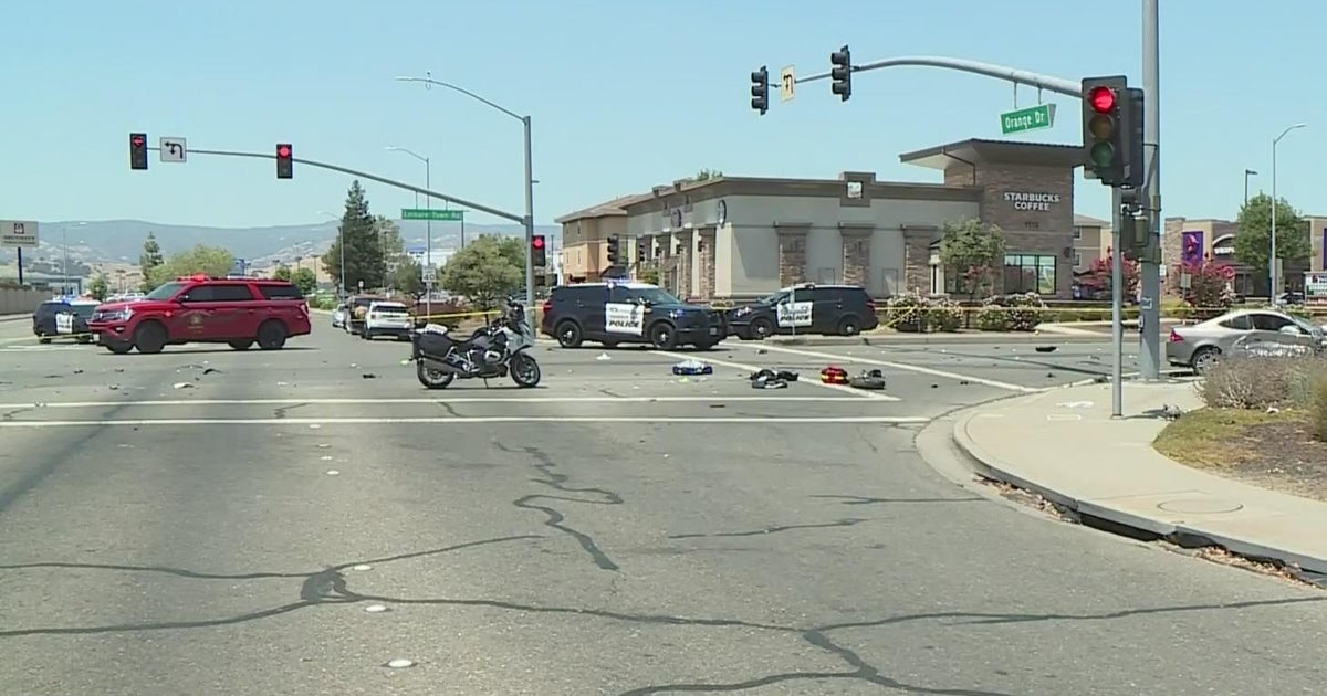 Procession held for Vacaville police officer hit and killed during traffic stop