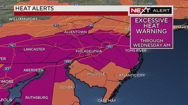 Excessive heat warning for July 15 