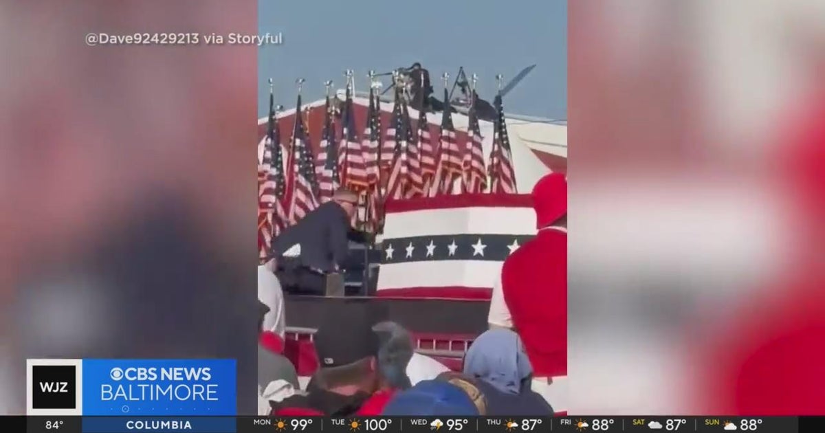 Baltimore residents react to shooting at Trump rally - CBS Baltimore