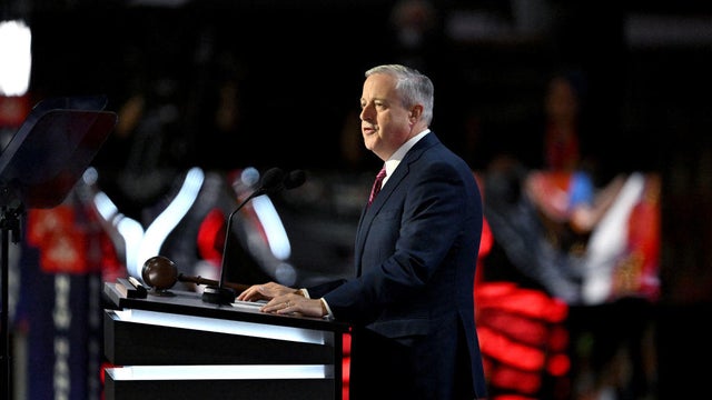 Michael Whatley, chair of Republican National Committee, inside the Fiserv Forum during the Republican National Convention on Monday, July 15, 2024. 
