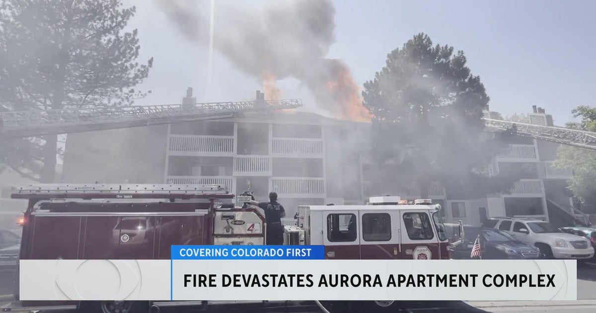 Fire destroys 23 units in apartment building in Aurora - CBS Colorado